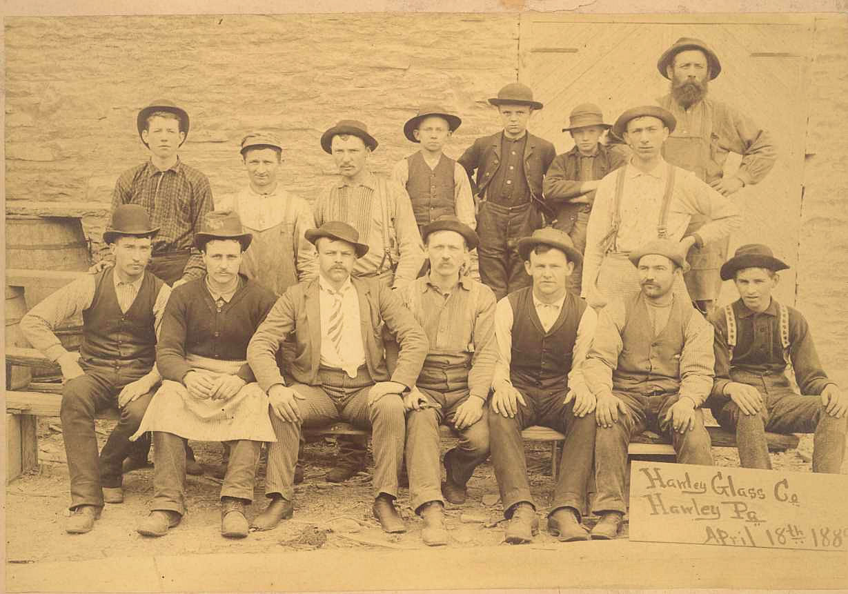 Employees of the Hawley Glass Company.